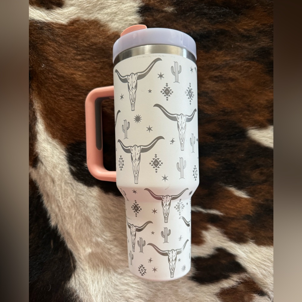 Etched Stanley Style Tumbler